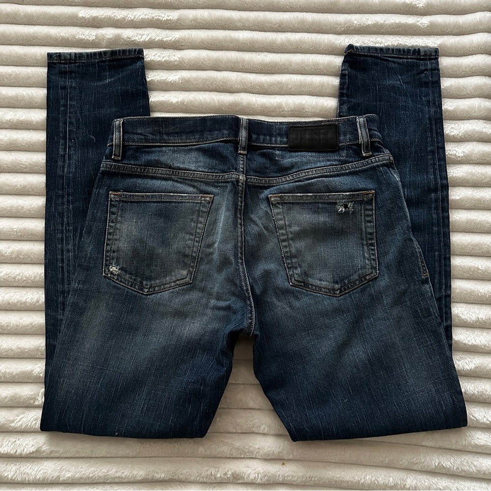 Diesel Indigo Denim Slim Jeans D-Strukt 32x32